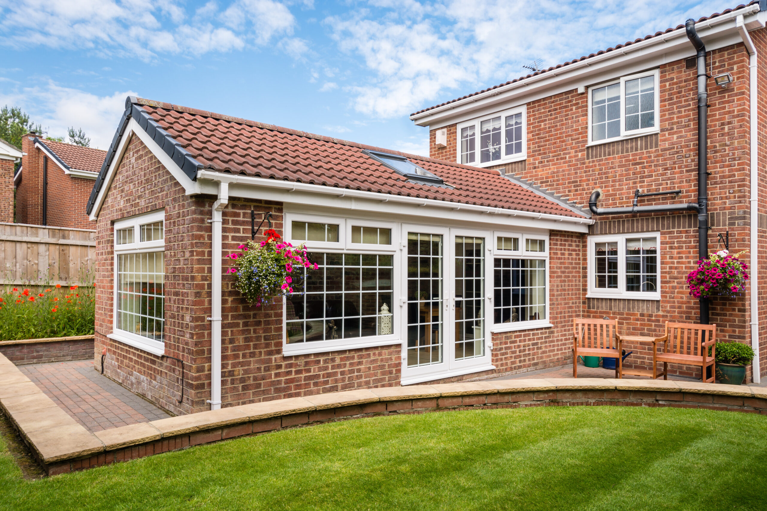 Modern Sunroom external house extension